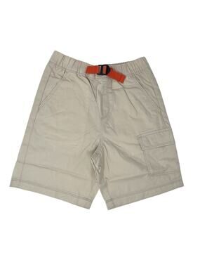 Hanna Andersson Trekker Shorts Light Oat Orange Belt NWT Cotton Cargo. Size 8.